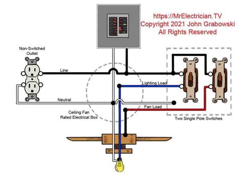 metal box wiring to a light switch diagram|ceiling light switch wiring diagram.